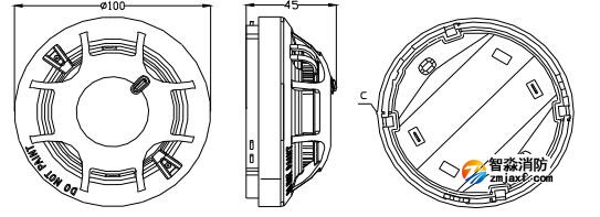 JTF-GOM-GST9613點型復合式感煙感溫火災探測器