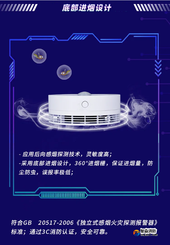 JTY-GM-FS3036智能煙感產品設計