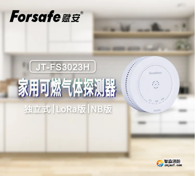賦安家用可燃氣體探測器FS3023H展示