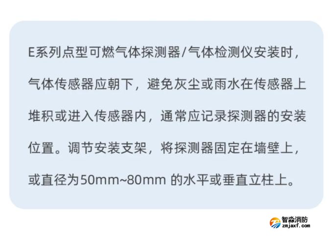 賦安工業(yè)及商業(yè)用途點型可燃?xì)怏w探測器安裝說明