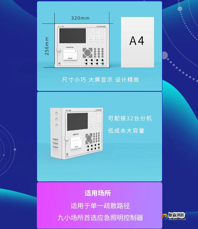 尼特消防獨立型應急照明控制器新品上市