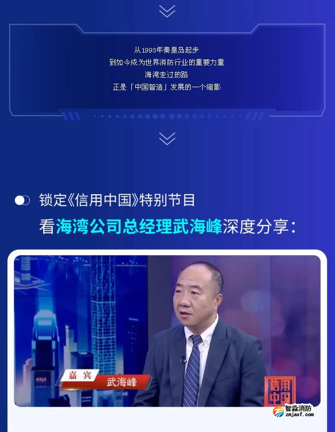 海灣亮相央視《信用中國》特別節目:武海峰與董倩共話智慧消防新未來