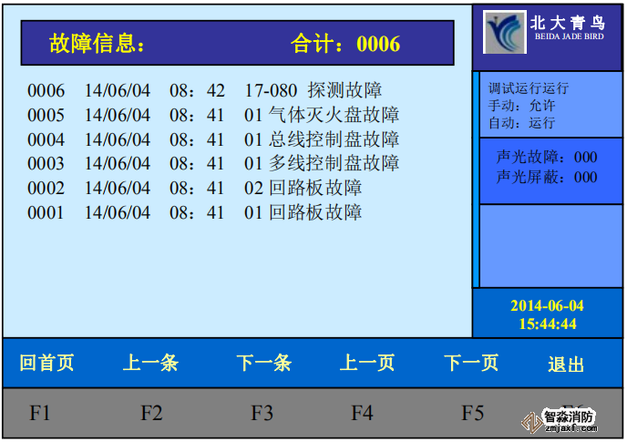 青鳥消防火災(zāi)報警控制器報故障現(xiàn)象