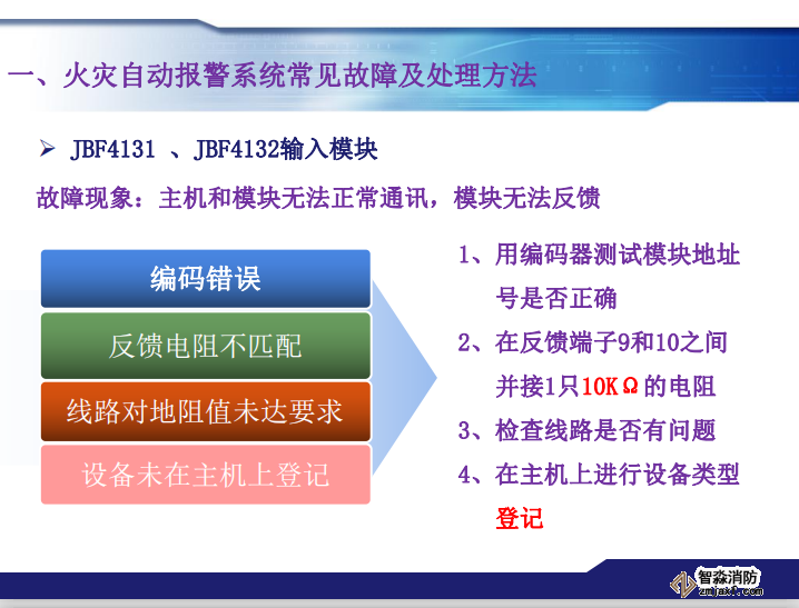 青鳥消防火災報警系統常見故障及處理方法